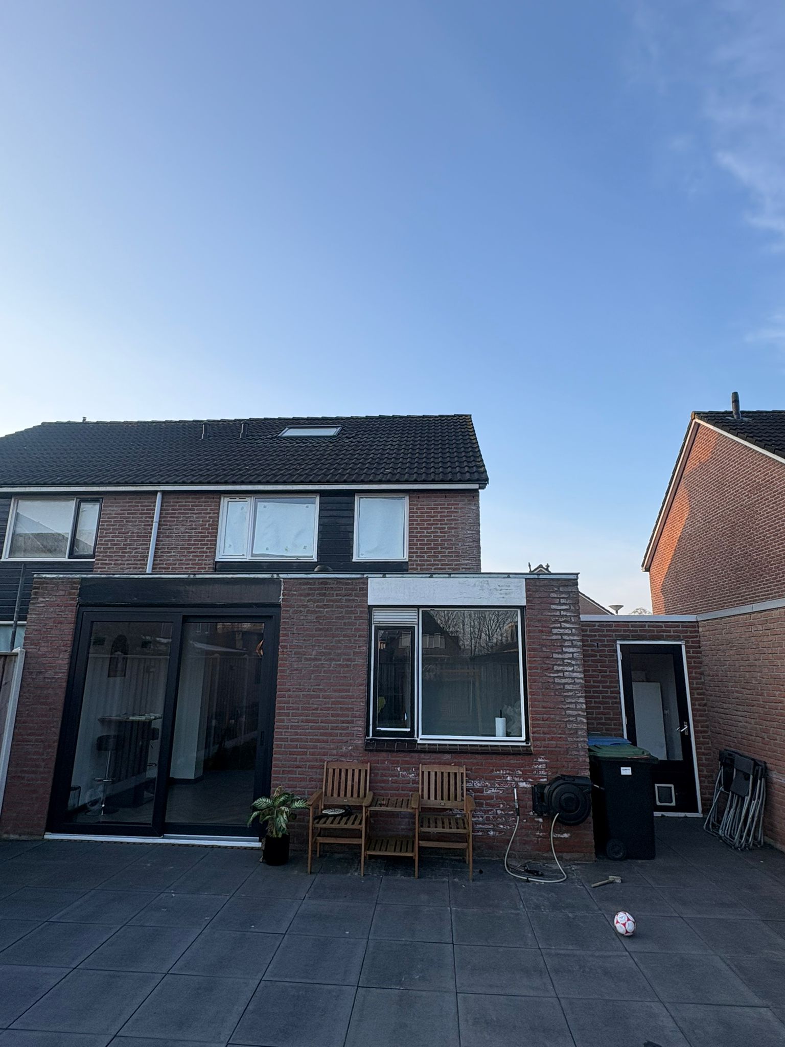 Achterkant voor kozijnen